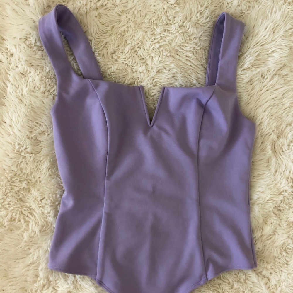 ASTR Violet Bodysuit